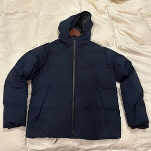 Patagonia Jackson Glacier Men's Navy Puffer Parka Jacket